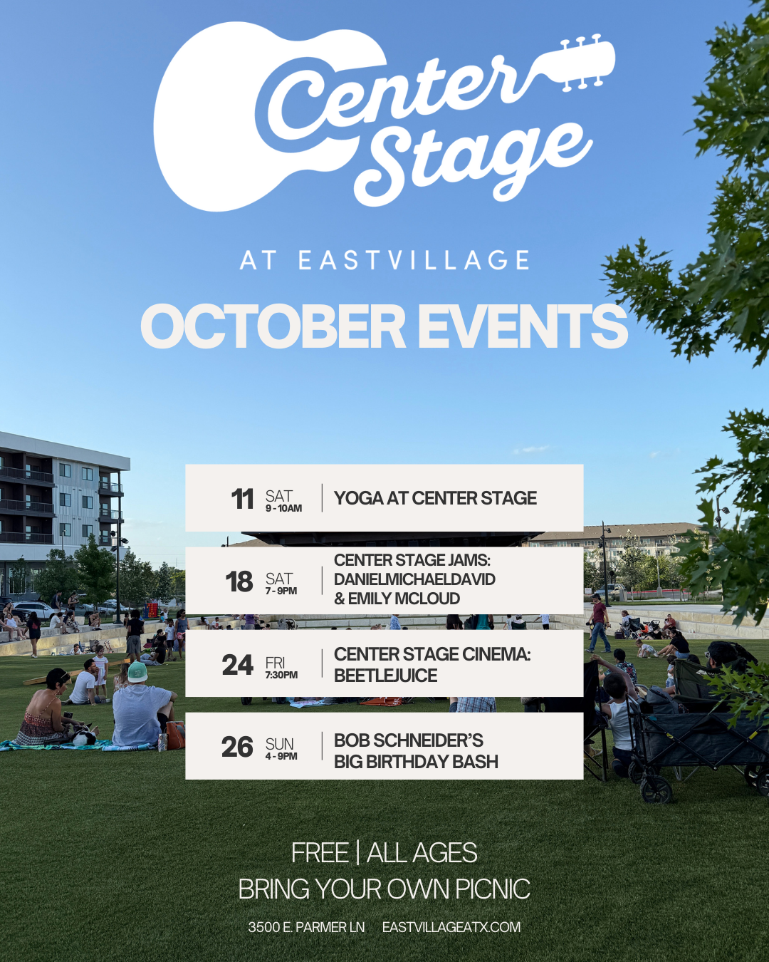 OCT LINEUP